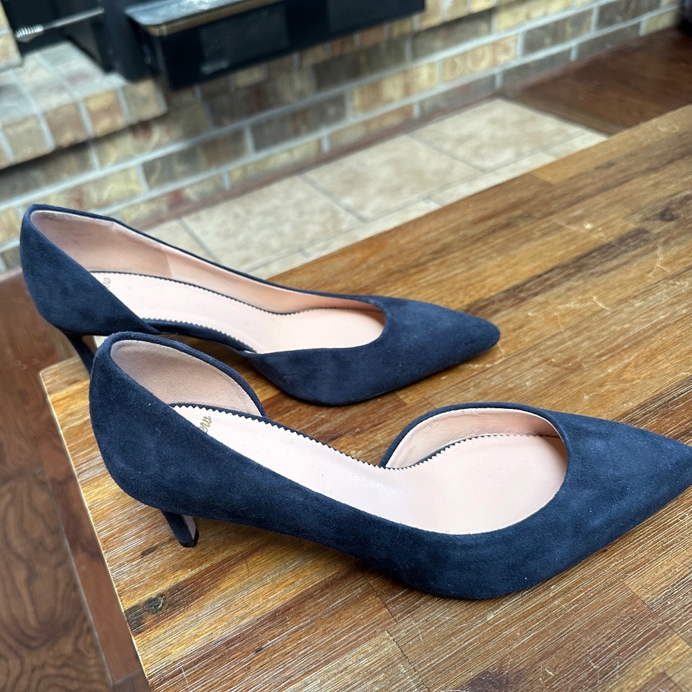 J. Crew Lucie suede pumps NEW! W 7.5